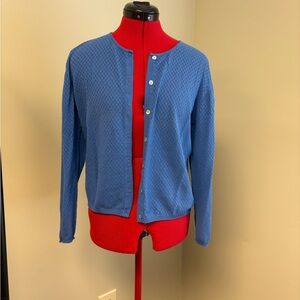 Scottish Knit Blue Cardigan